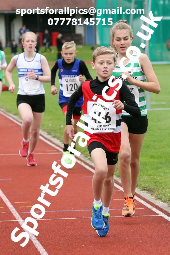 800 metres, NECAA Open Meeting, Morpeth, Sunday, September 27th. David T. Hewitson/Sports for All Pics
